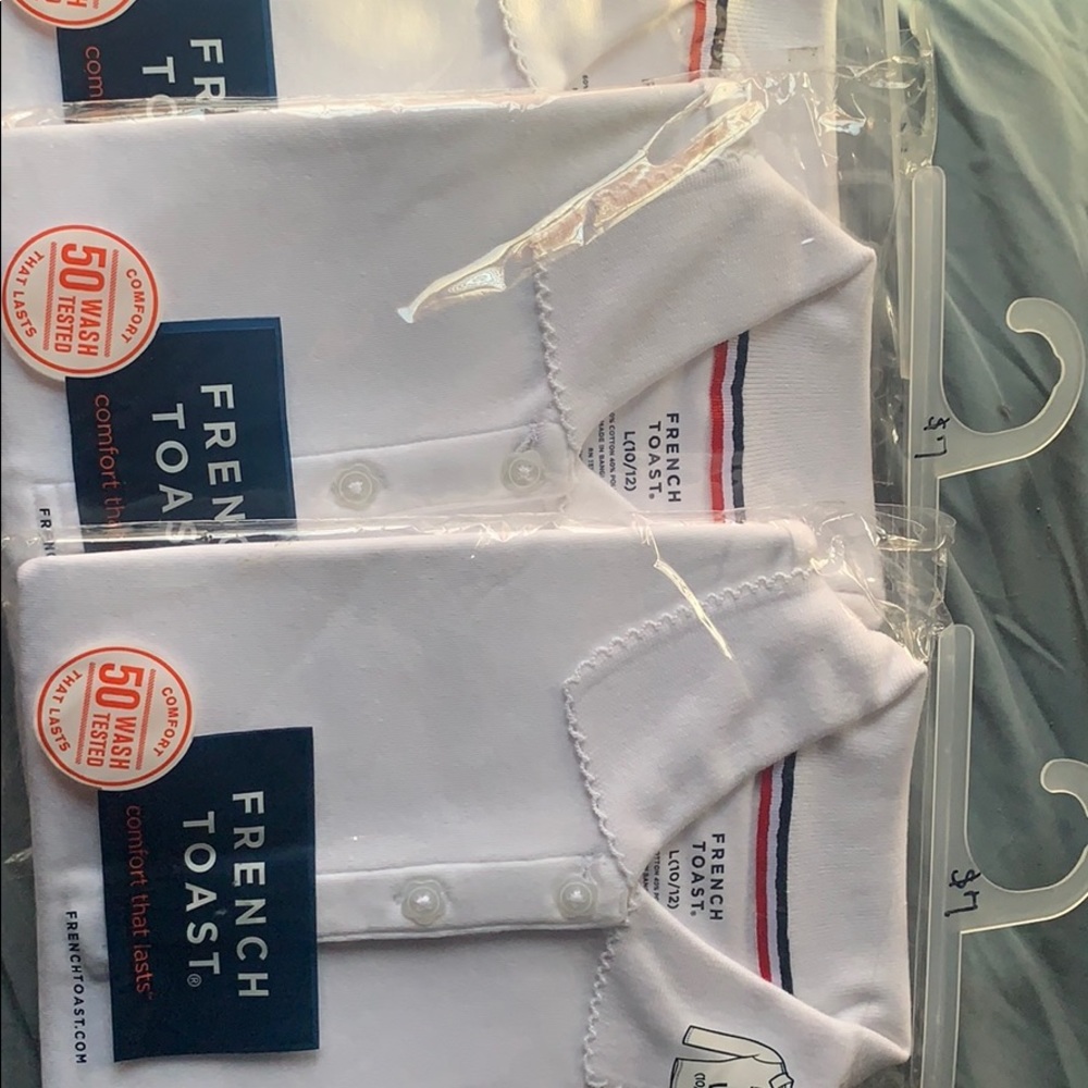 Sz10/12 polo and blouse 3 each